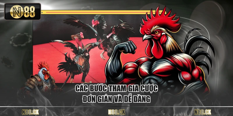 Các bước tham gia cược đơn giản và dễ dàng