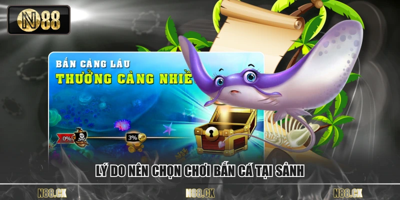 Lý do nên chọn chơi bắn cá tại sảnh