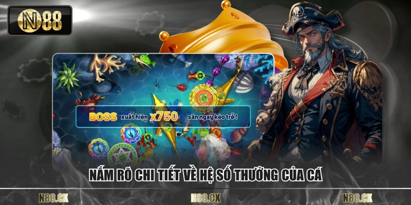 Nắm rõ chi tiết về hệ số thưởng của cá