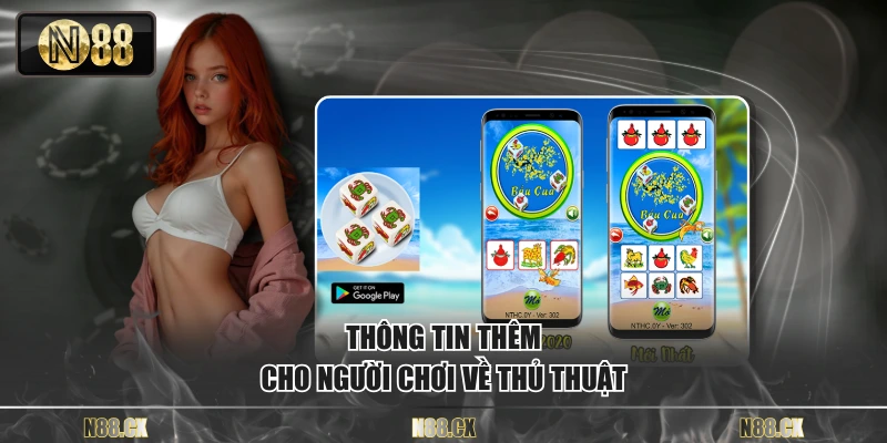 Thông tin thêm cho người chơi về thủ thuật